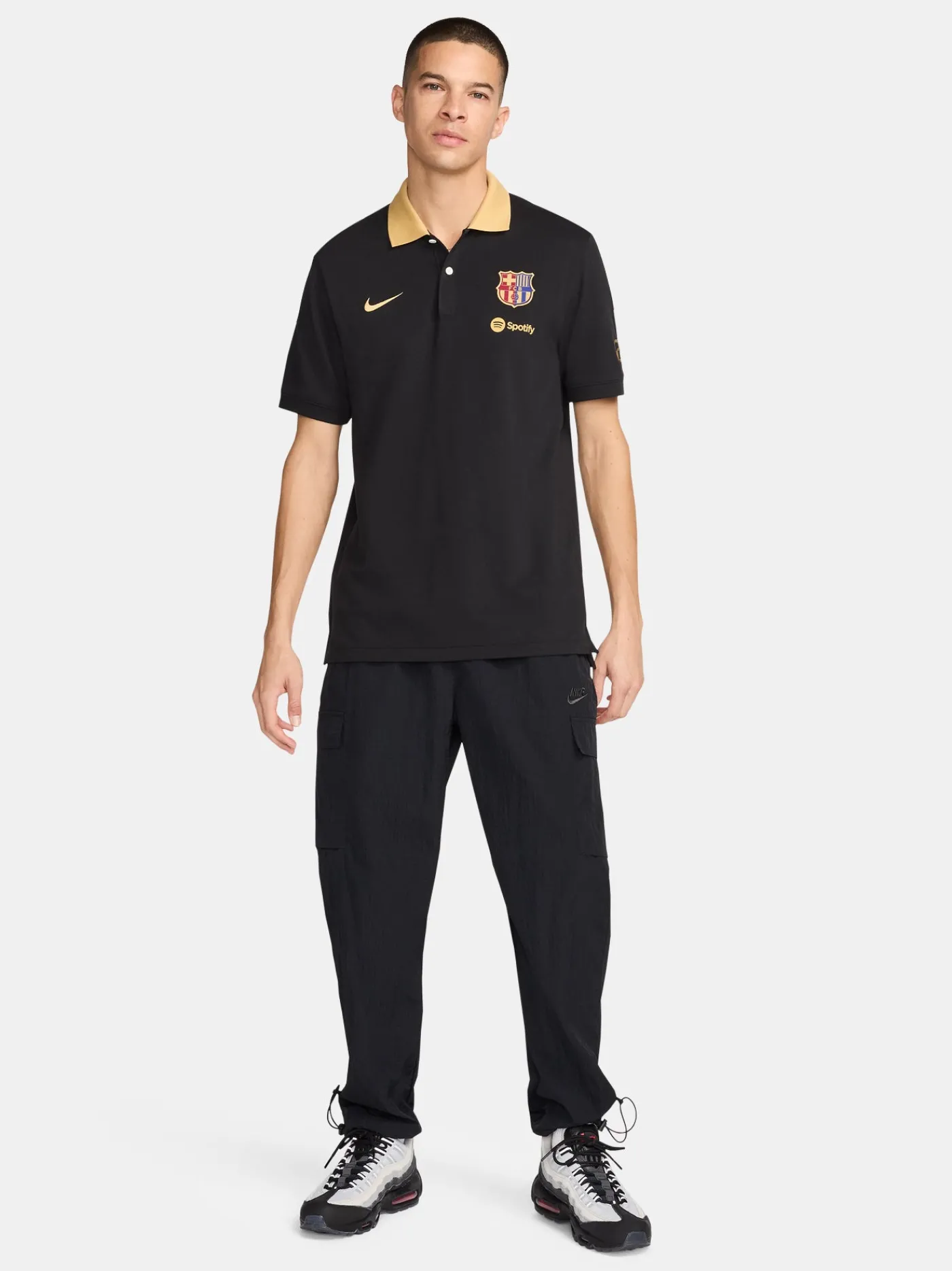 Polo-Wappen schwarz Barça Nike | FC Barcelona Cheap