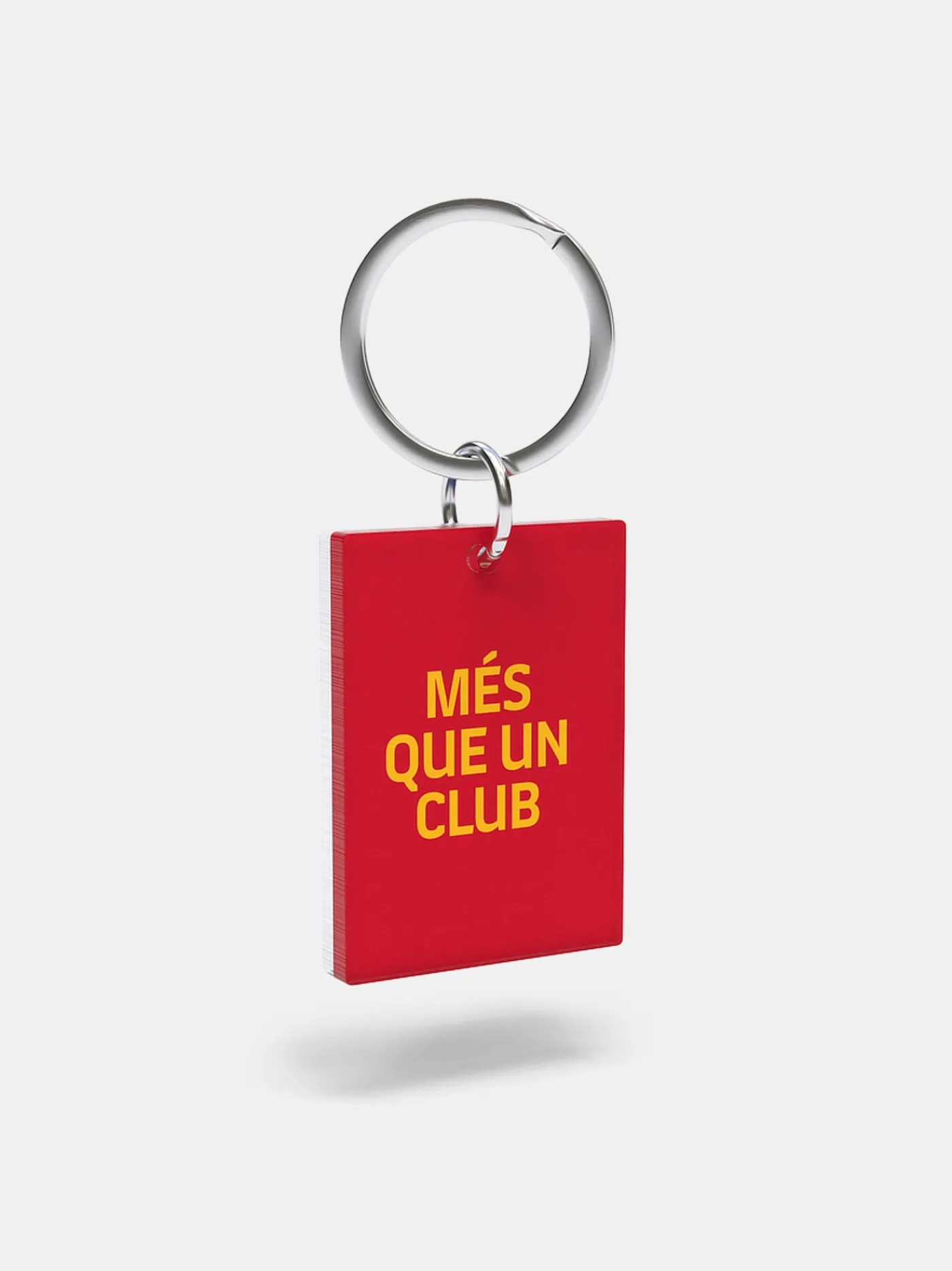 Rechteckiger -Schlüsselanhänger - "Més que un club" | FC Barcelona Outlet