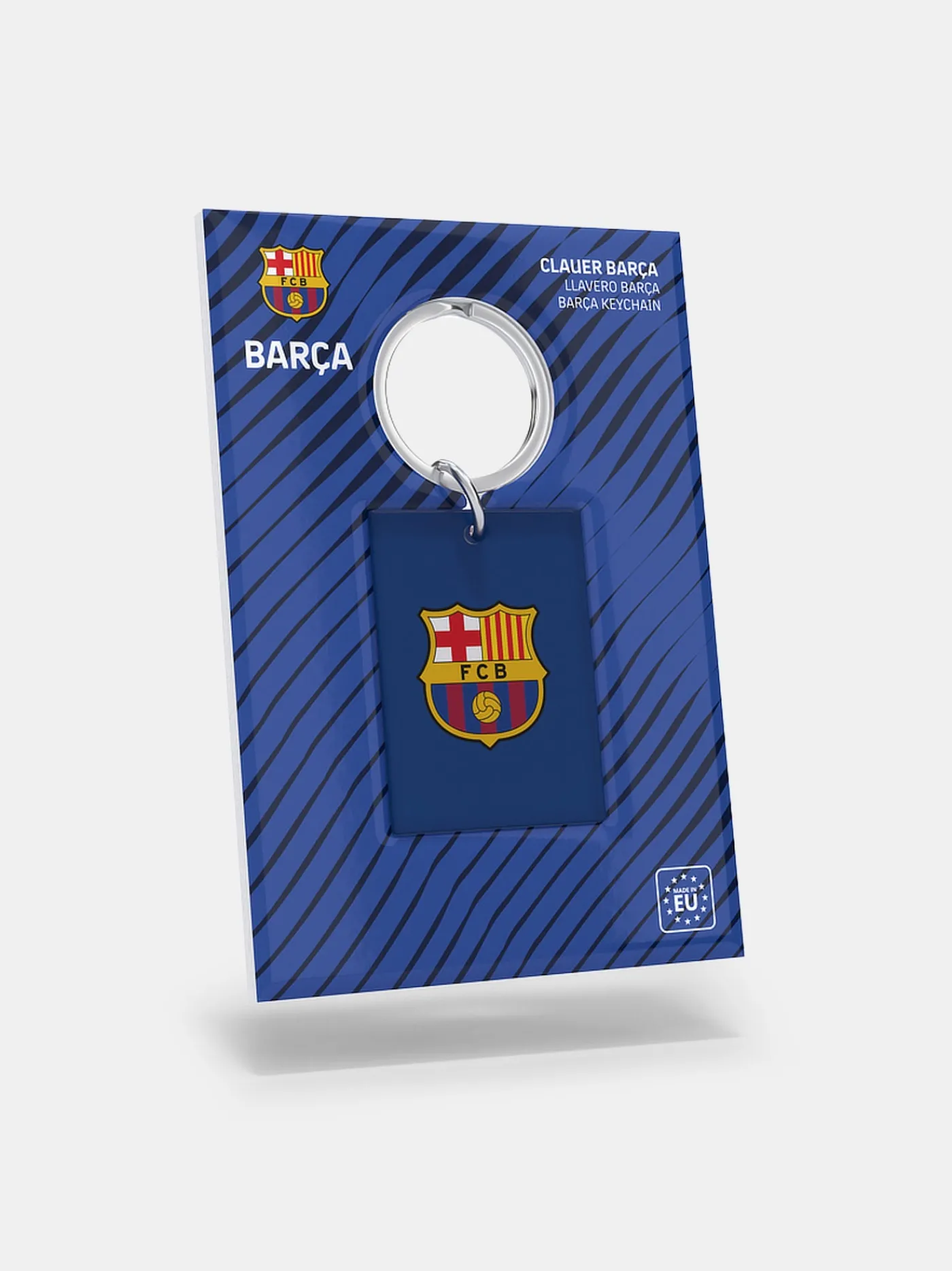 Rechteckiger -Schlüsselanhänger - "Més que un club" | FC Barcelona Outlet