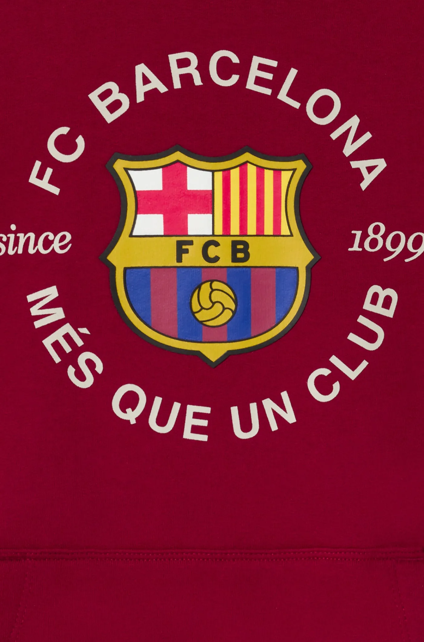 Roter Hoodie mit Barça-Emblem - Junior | FC Barcelona Online
