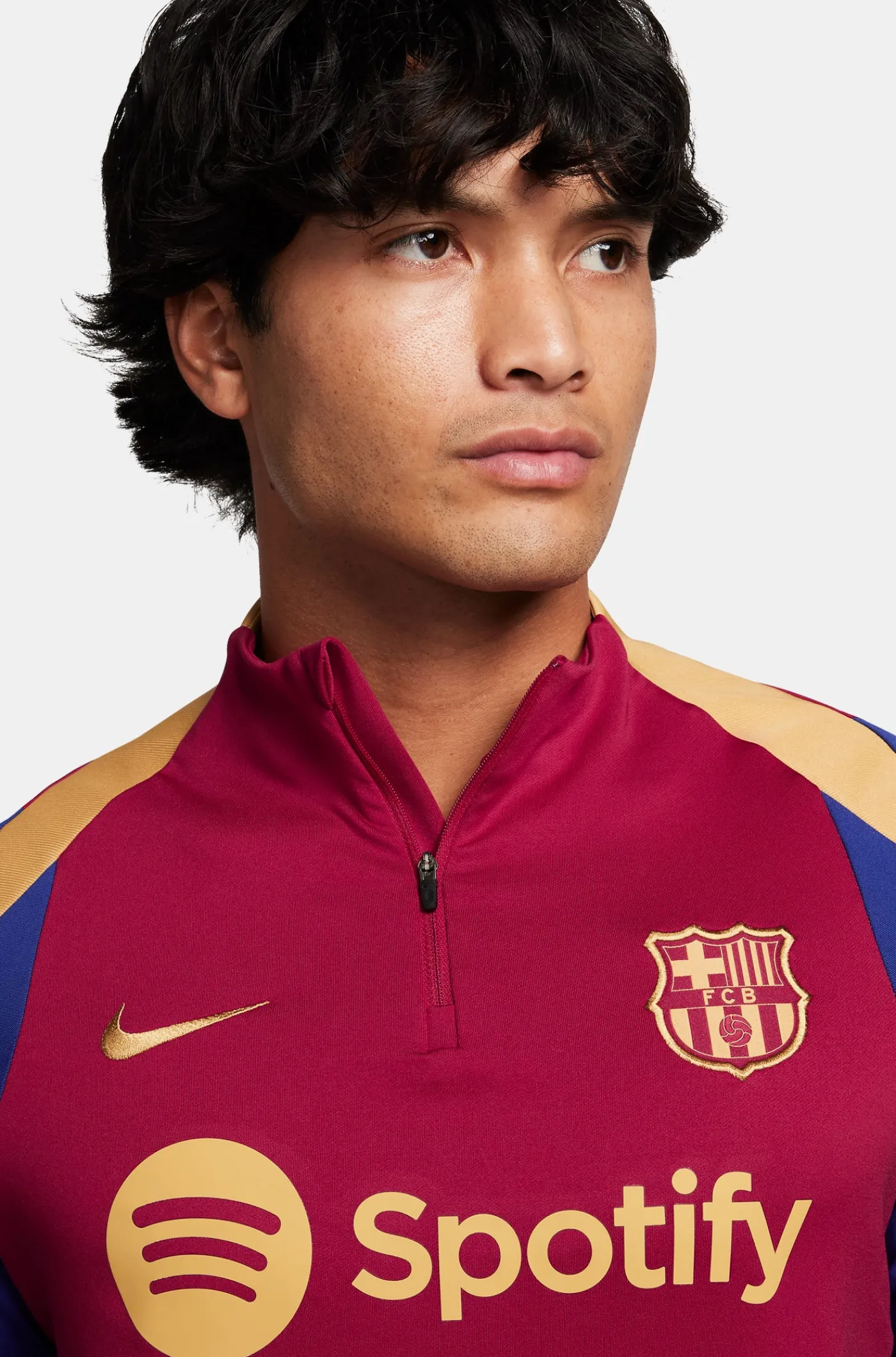 Rotes Trainings-Sweatshirt des 23/24 | FC Barcelona Clearance