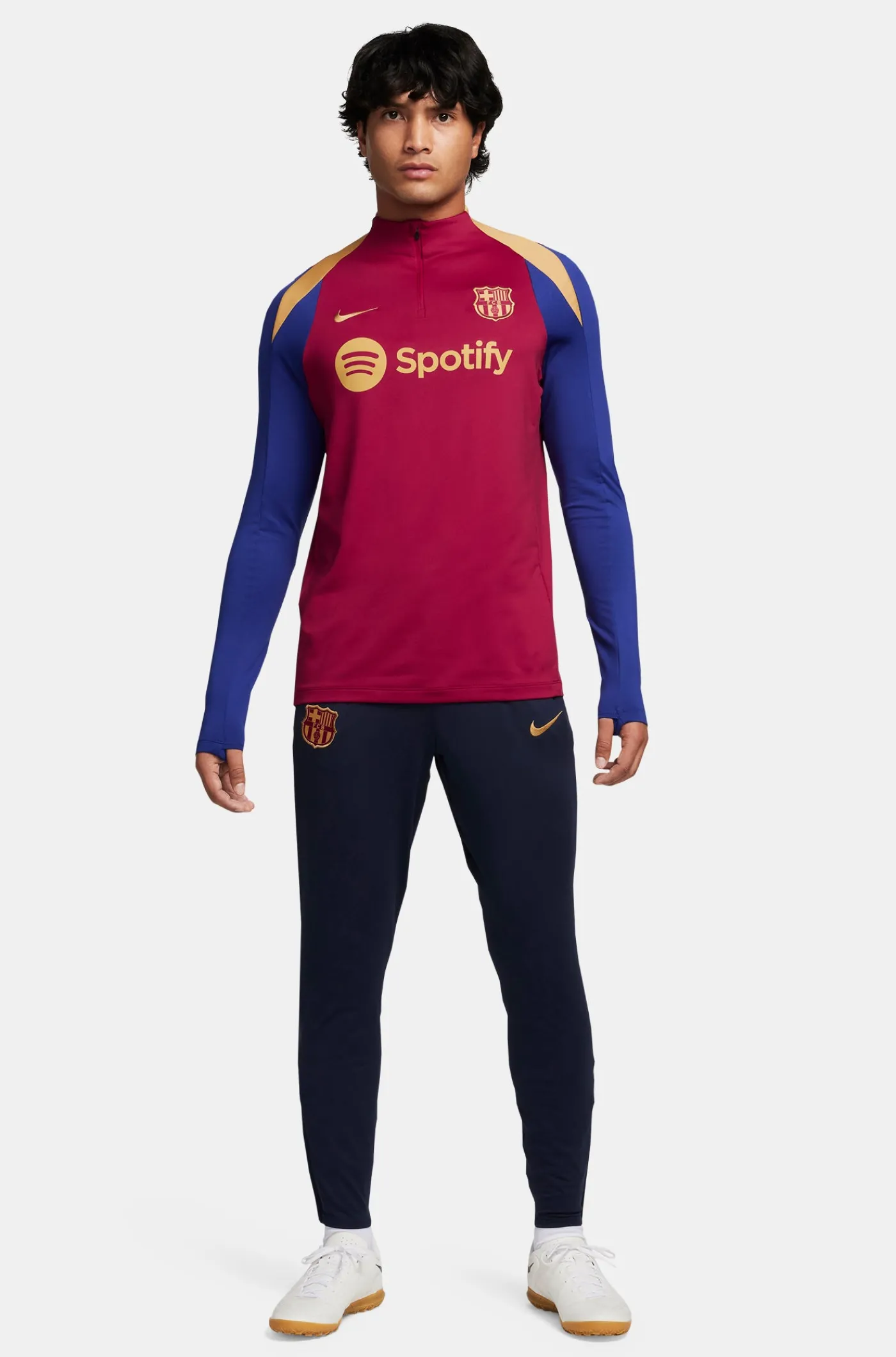 Rotes Trainings-Sweatshirt des 23/24 | FC Barcelona Clearance