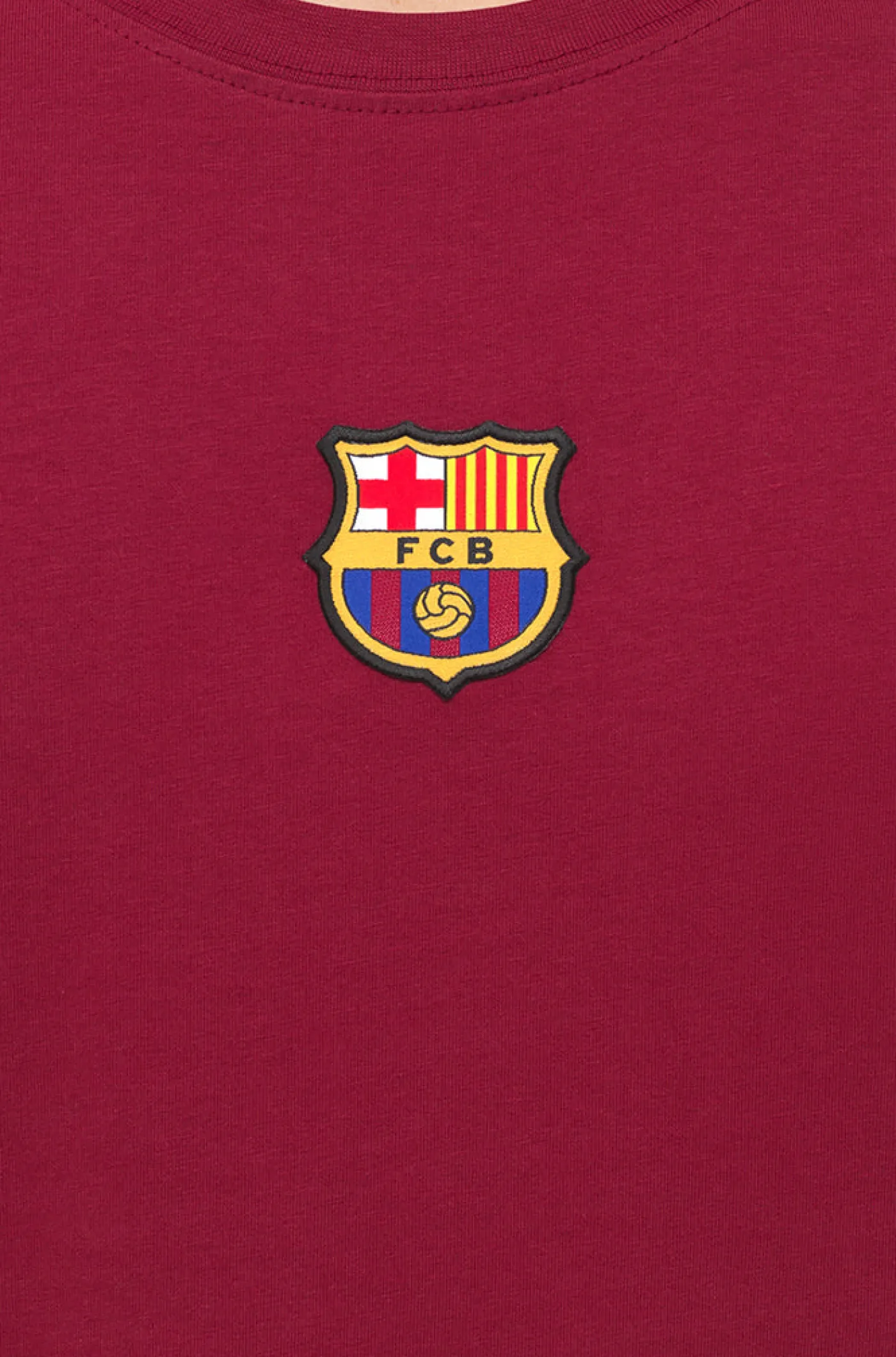 Rotes T-Shirt mit Barça-Wappen | FC Barcelona Flash Sale