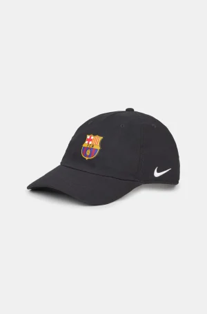 Schwarz Cap mit Wappen Barça Nike - Junior | FC Barcelona Shop