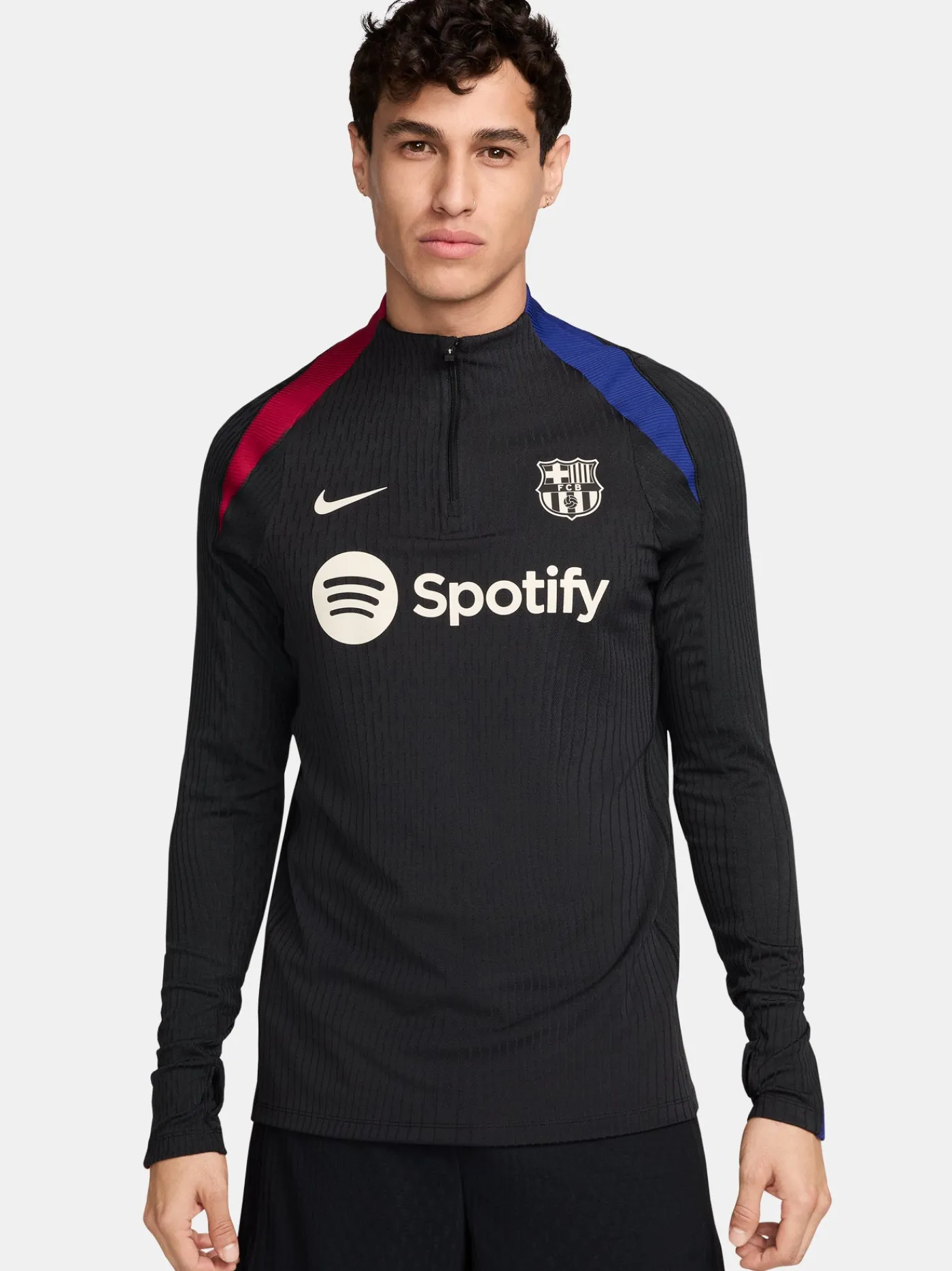 Schwarzes Trainings-Sweatshirt 24/25 - Dri-Fit ADV | FC Barcelona Outlet