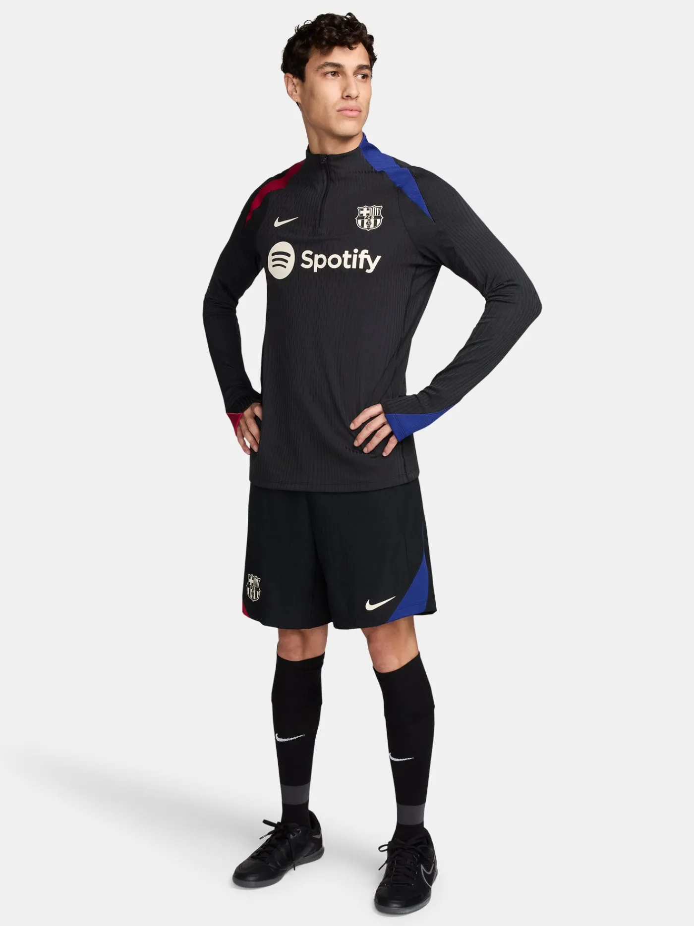 Schwarzes Trainings-Sweatshirt 24/25 - Dri-Fit ADV | FC Barcelona Outlet