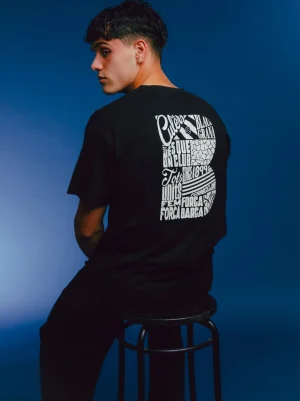 Schwarzes T-Shirt Barça | FC Barcelona New
