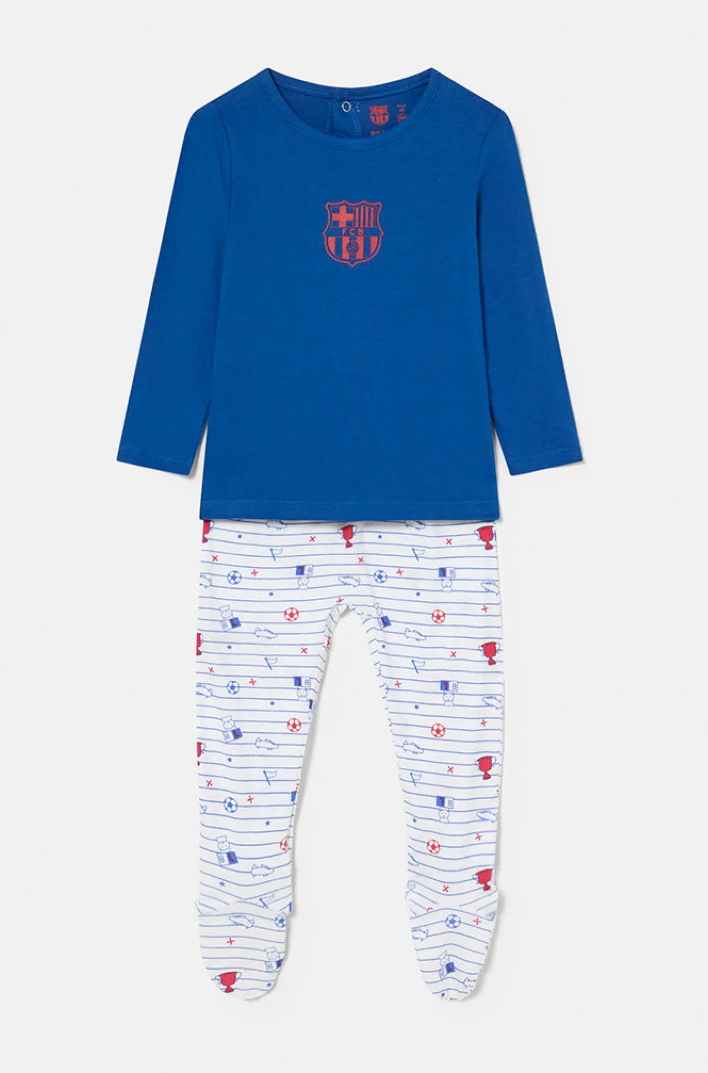 Set aus Shirt und Gamaschen aus Baumwolle Barça – Babys | FC Barcelona Hot