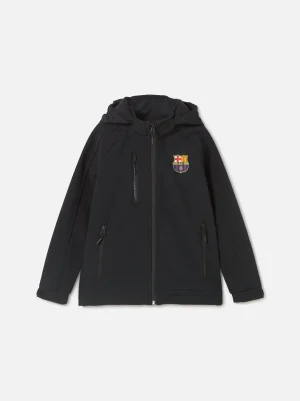 Softshell-Jacke mit Kapuze - Junior | FC Barcelona Outlet