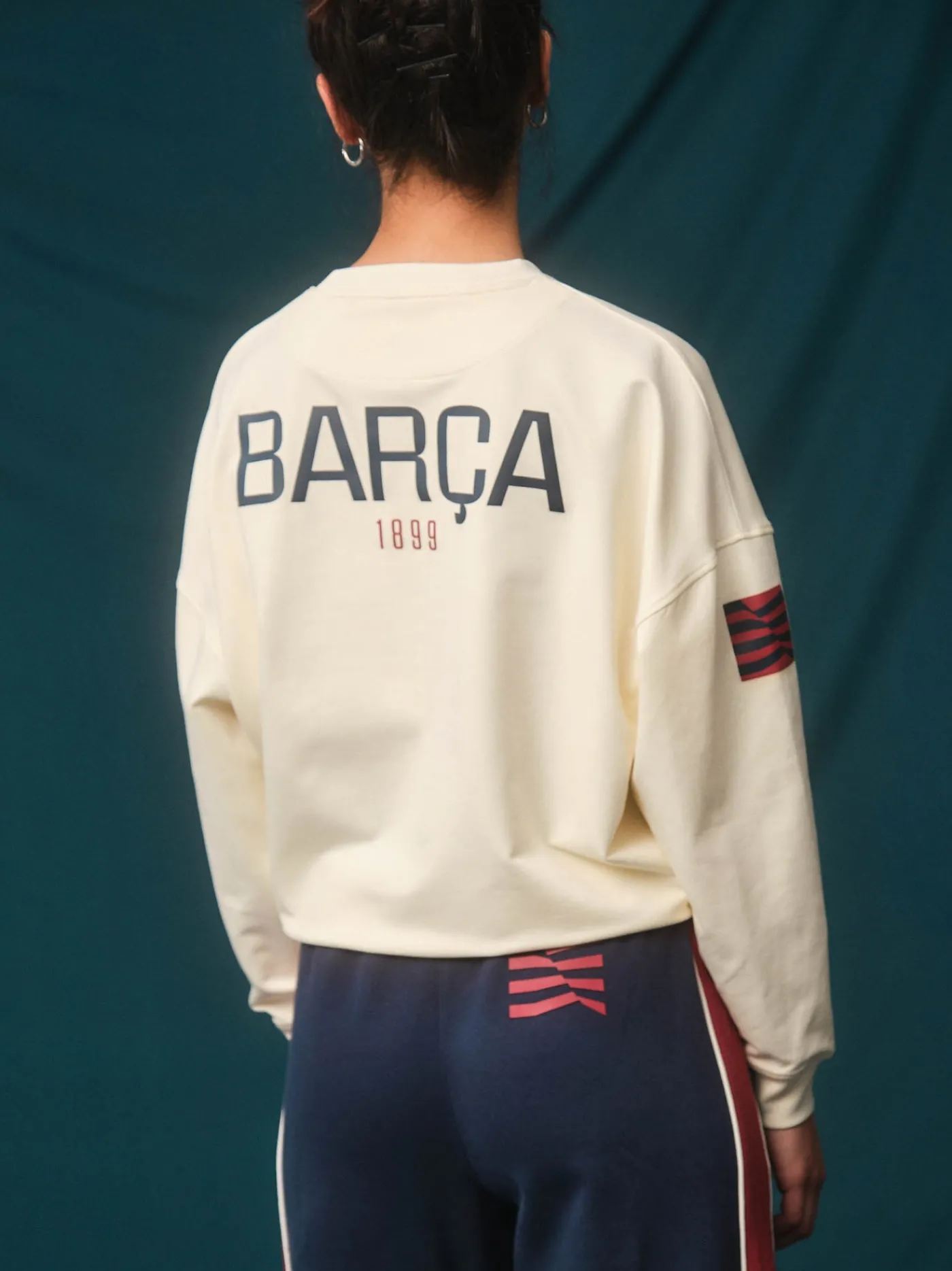 Sweatshirt beige Barça - Damen | FC Barcelona Cheap
