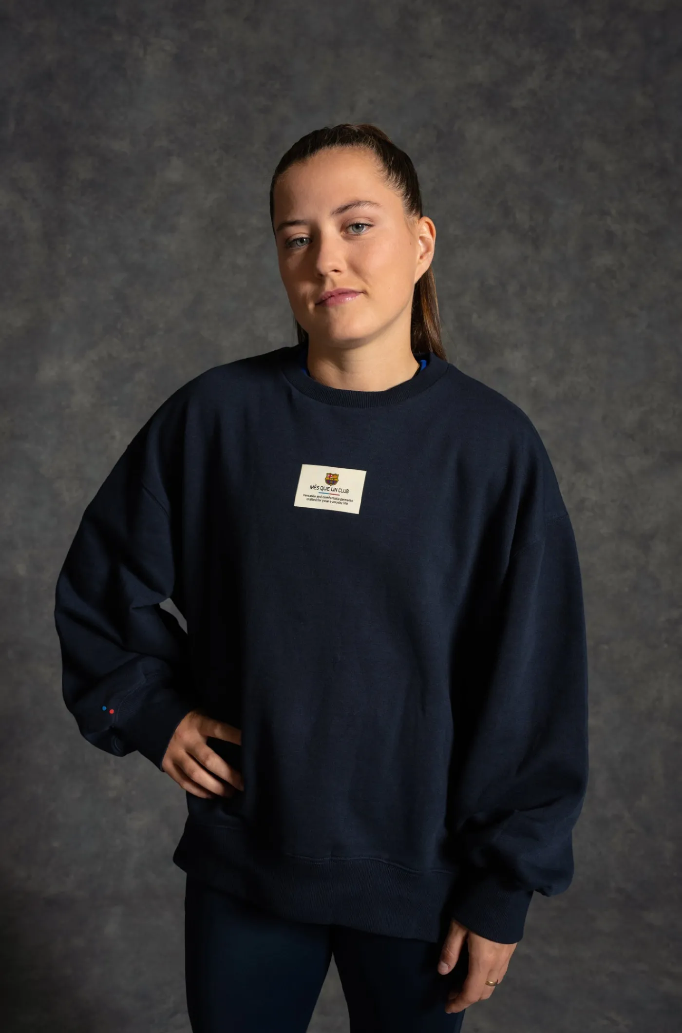 Sweatshirt Marineblau Barça – Damen | FC Barcelona Best