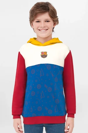 Sweatshirt mit Barça-Figuren - Junior | FC Barcelona Outlet