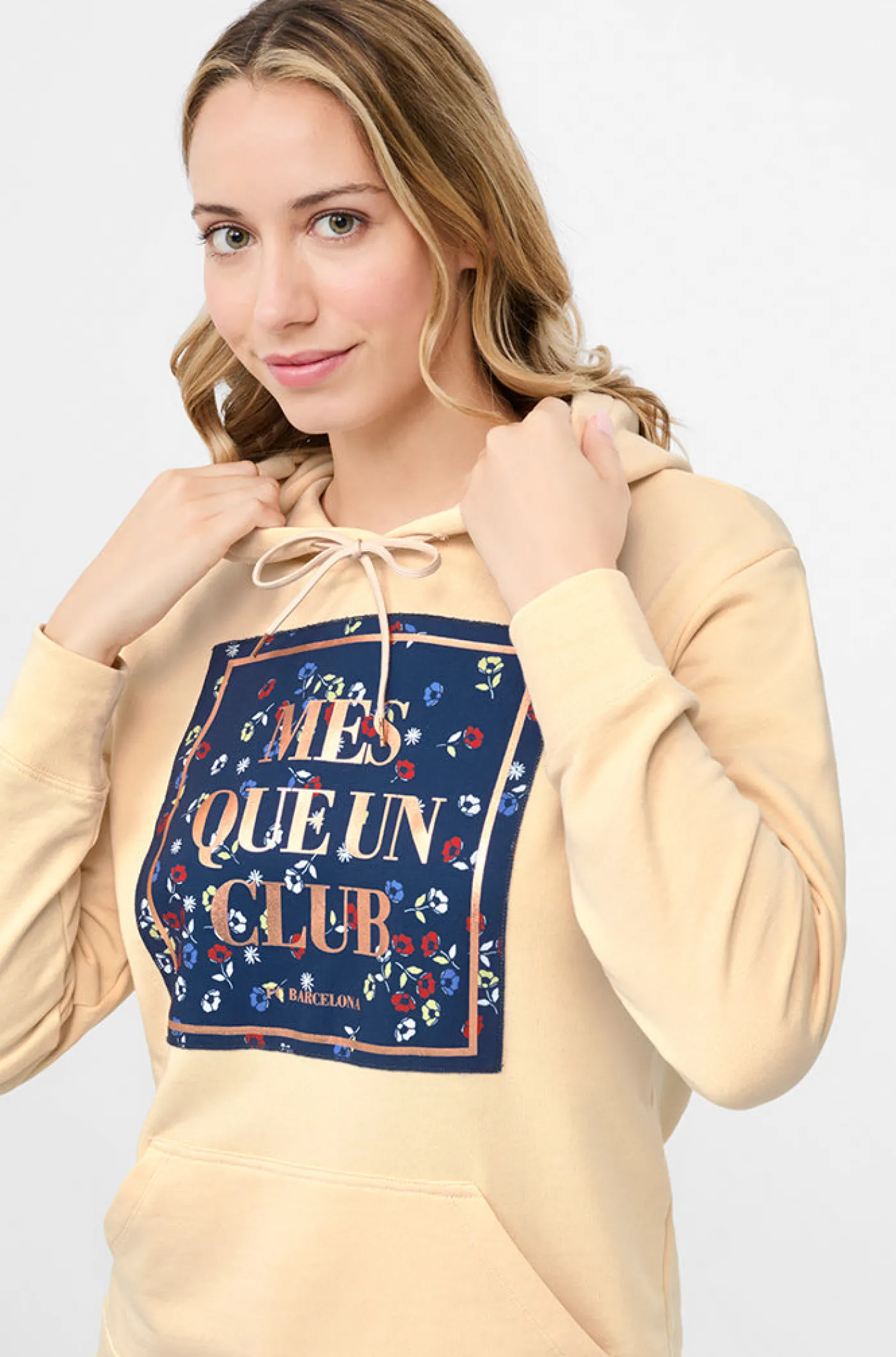 Sweatshirt mit Kängurutasche „Més que un club“ | FC Barcelona Cheap