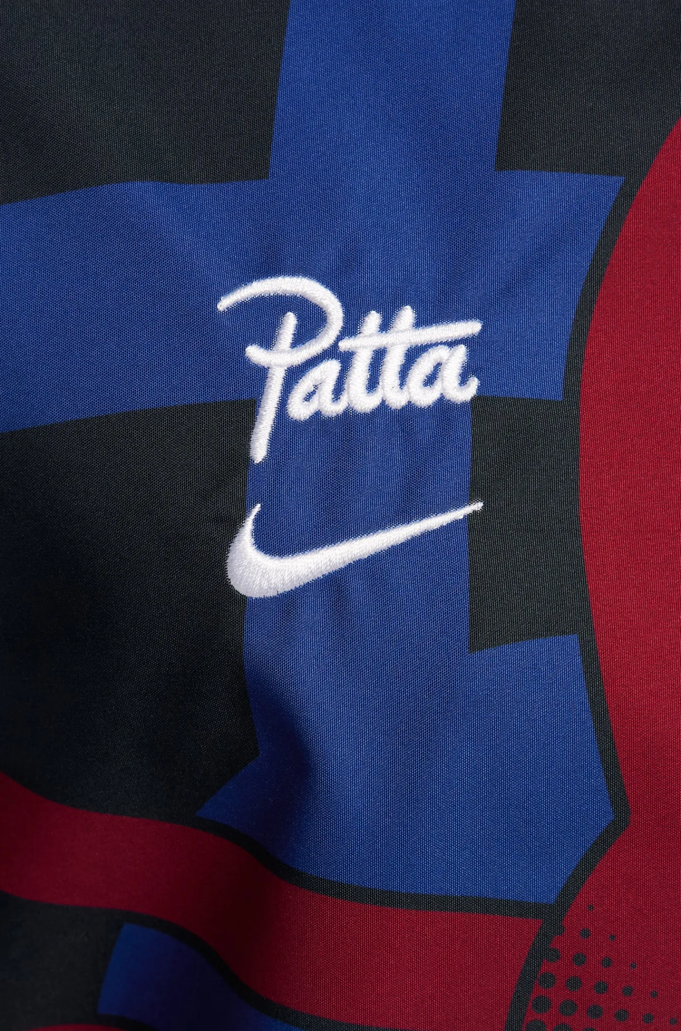 Trainingsjacke Blau x Patta | FC Barcelona Sale