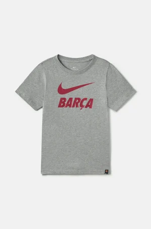 T-Shirt „Barça“ - Grau meliert - Kinder | FC Barcelona Discount