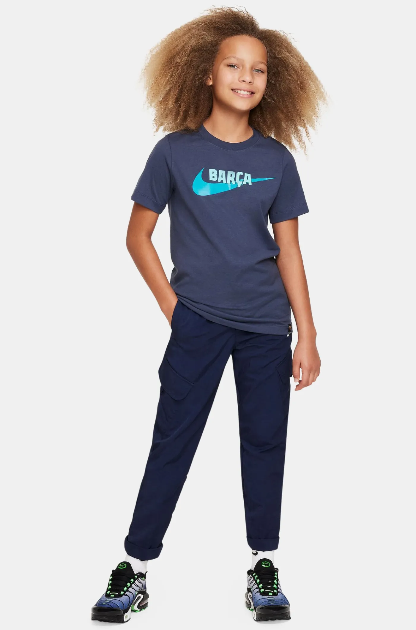 T-Shirt blau Barça Nike - Junior | FC Barcelona Best