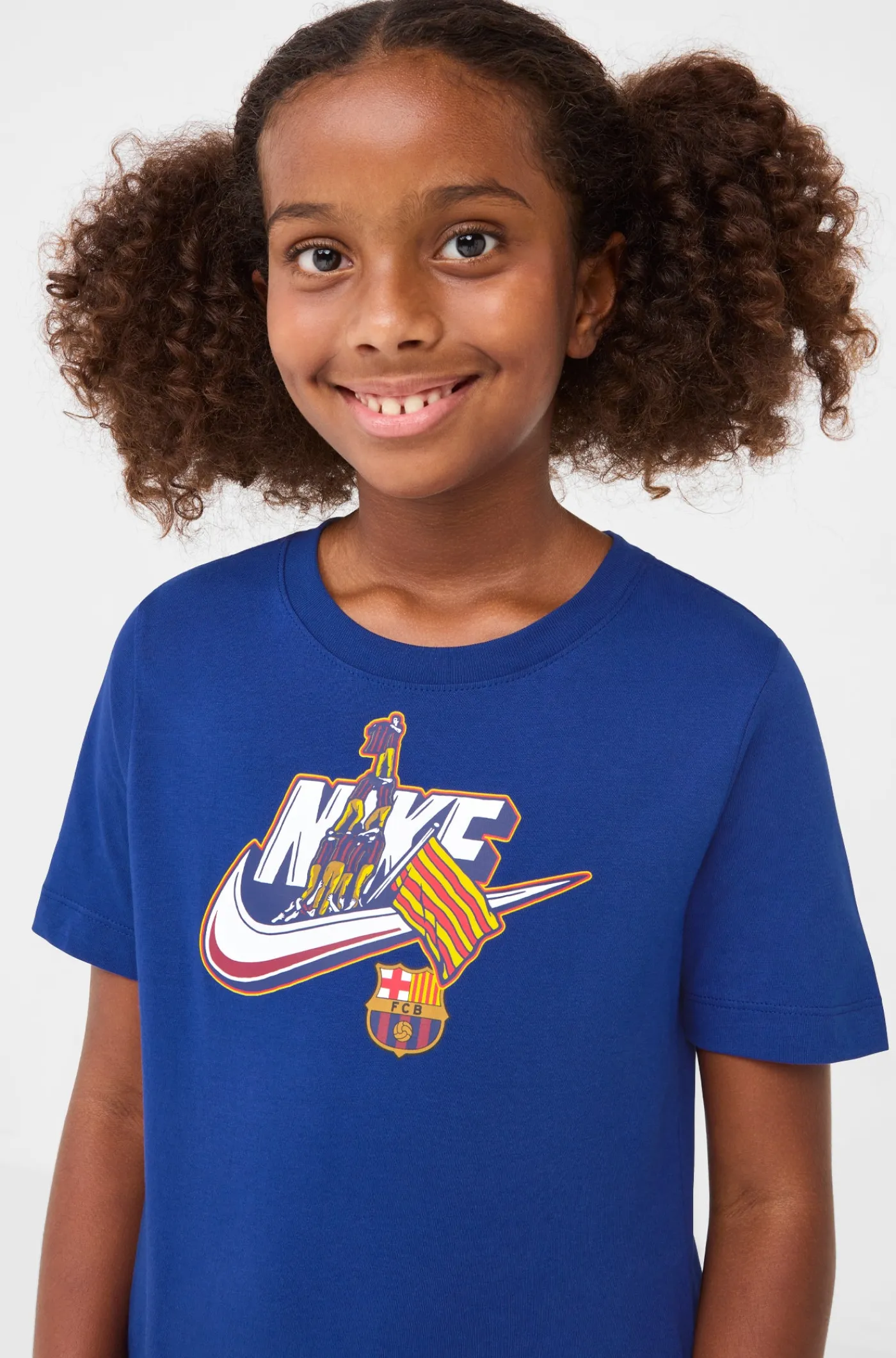 T-Shirt Castellers blaues Barça Nike – Junior | FC Barcelona New