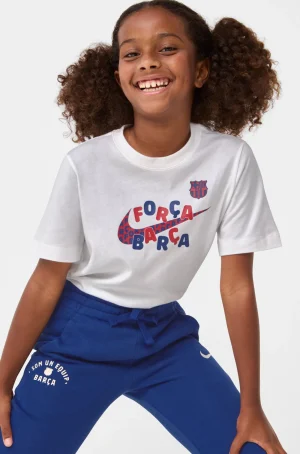 T-Shirt Força Barça Barça Nike - Junior | FC Barcelona Best