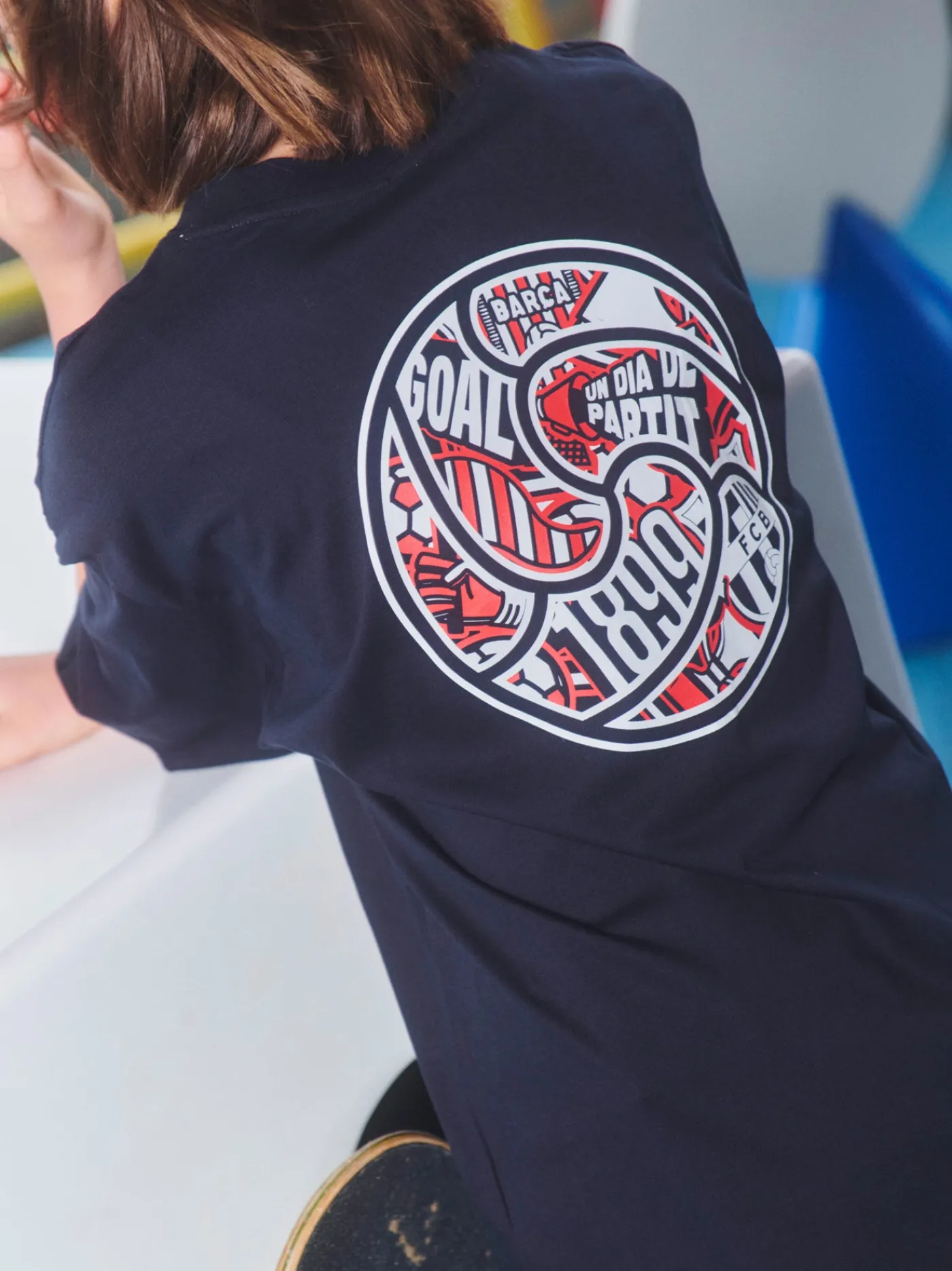 T-Shirt grau Barça - Kinder | FC Barcelona Clearance