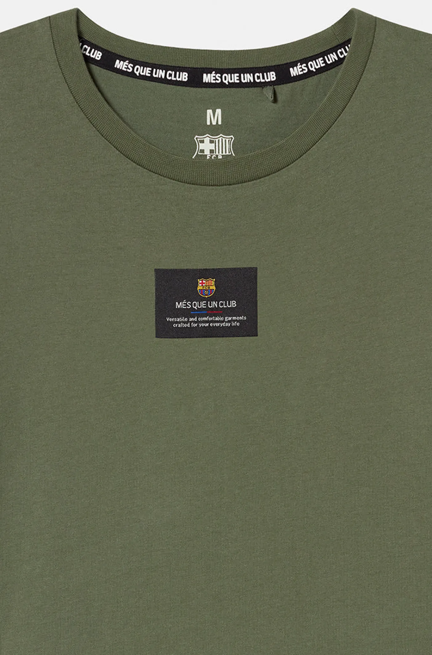 T-Shirt Khaki Barça | FC Barcelona Flash Sale
