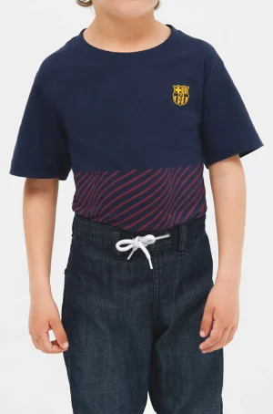 T-Shirt mit blau-roten Streifen - Junior | FC Barcelona Shop