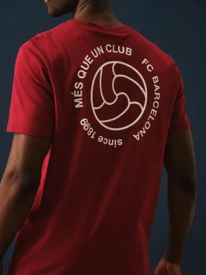 T-Shirt Wappen Burgunderrot Barça | FC Barcelona Shop