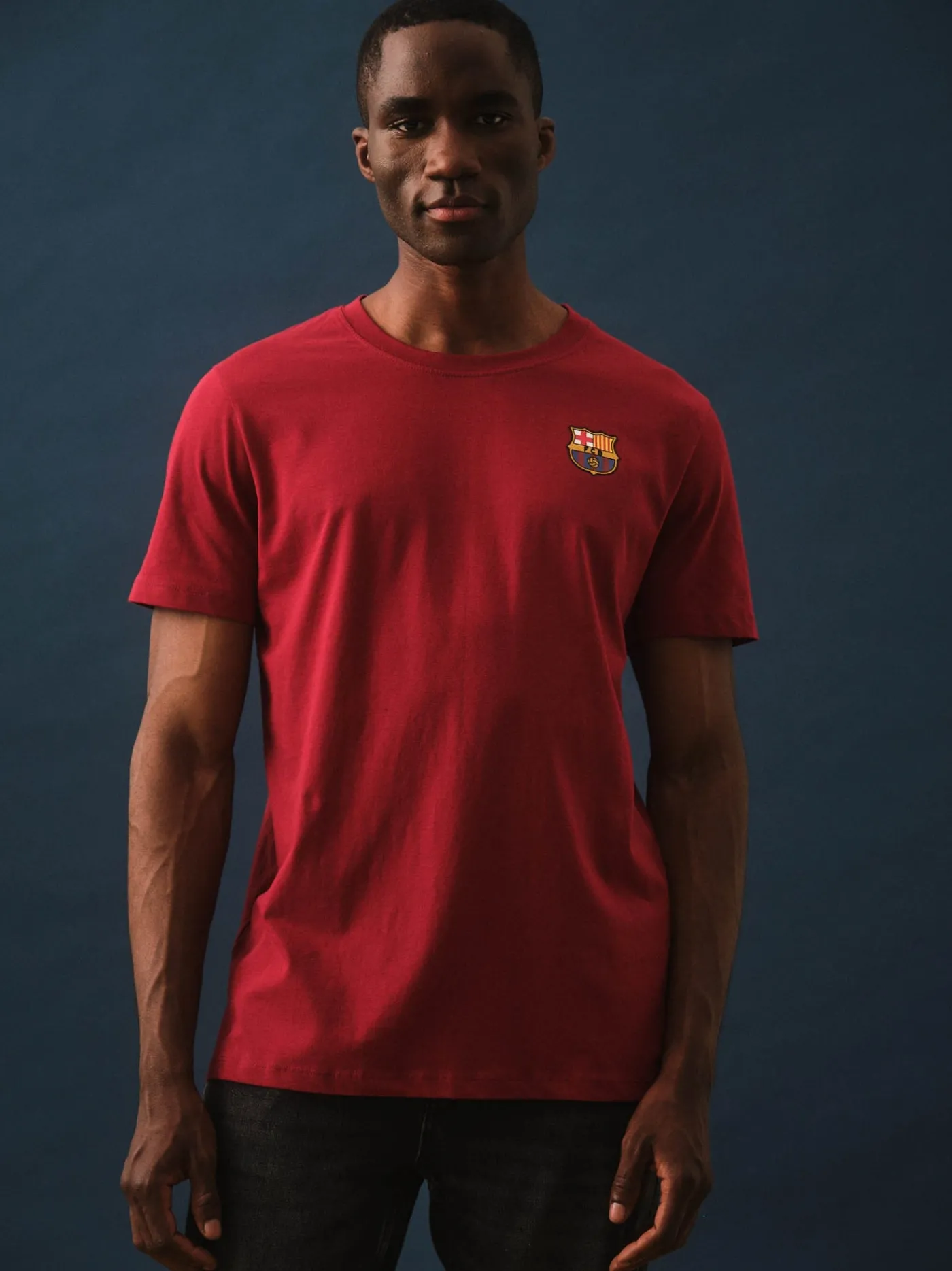 T-Shirt Wappen Burgunderrot Barça | FC Barcelona Shop