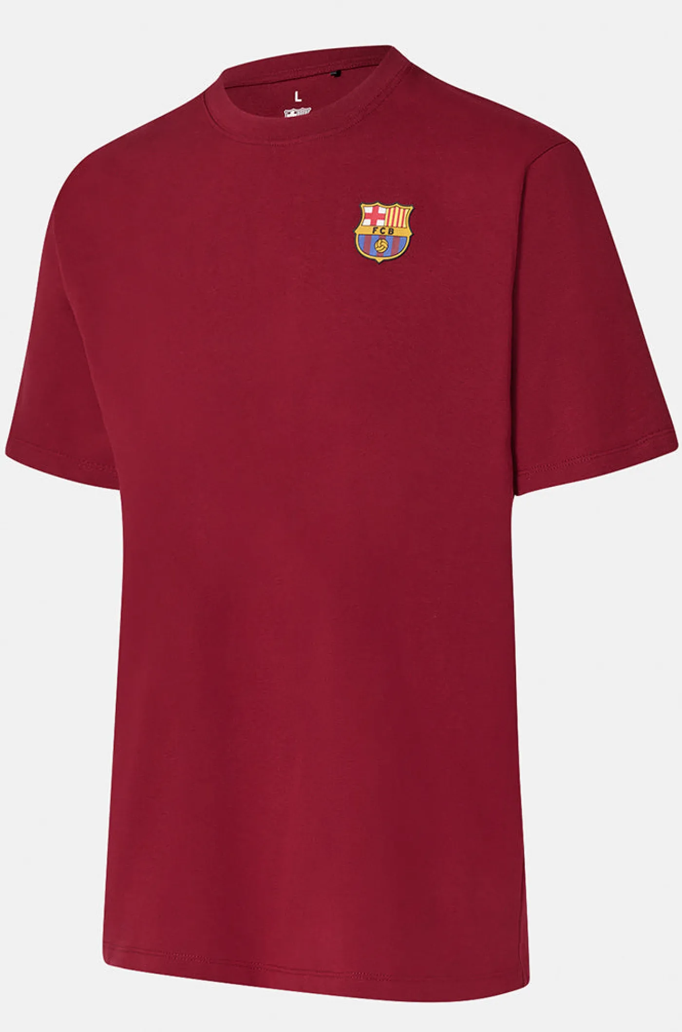 T-Shirt Wappen Burgunderrot Barça | FC Barcelona Shop