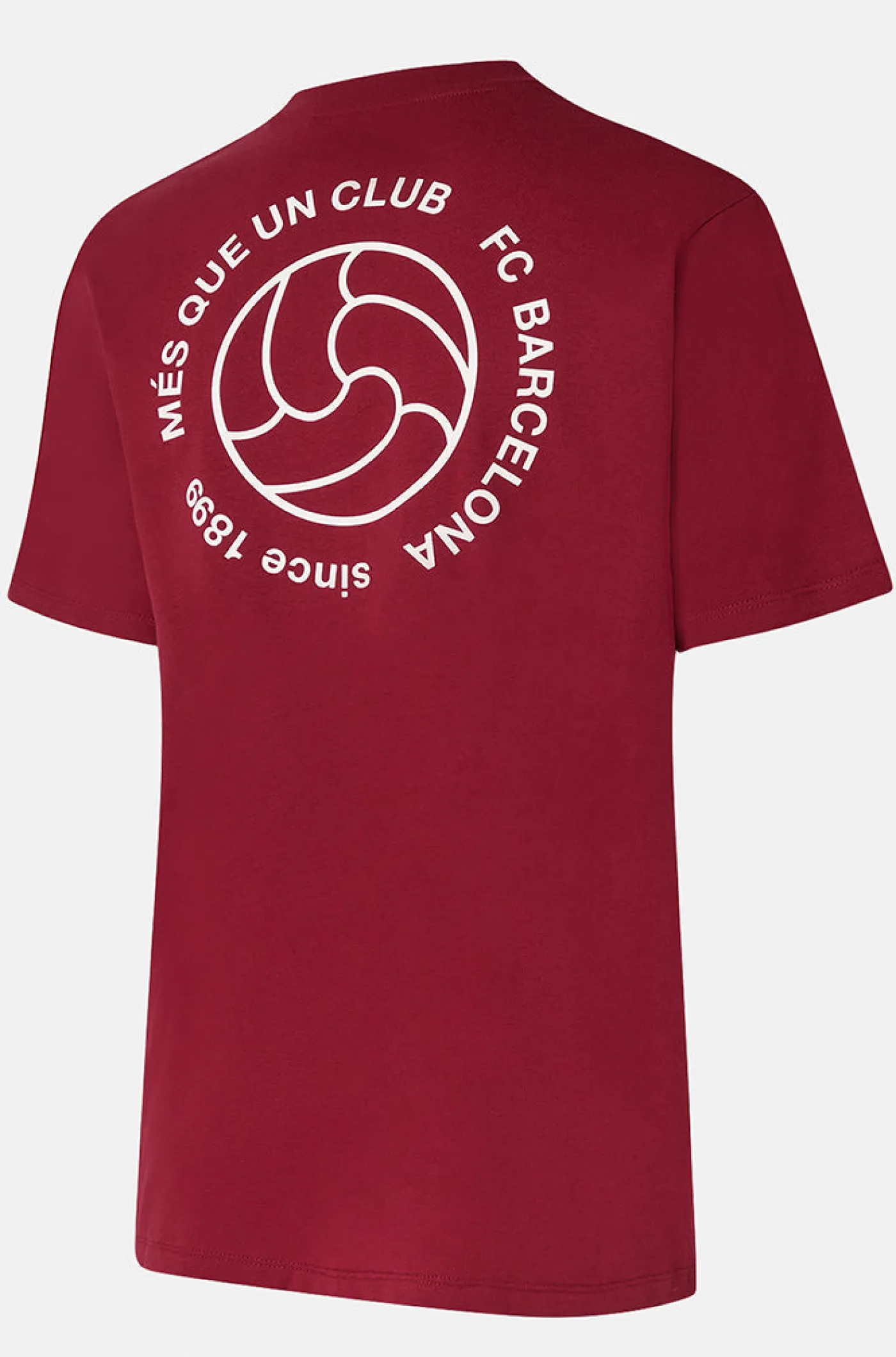 T-Shirt Wappen Burgunderrot Barça | FC Barcelona Shop