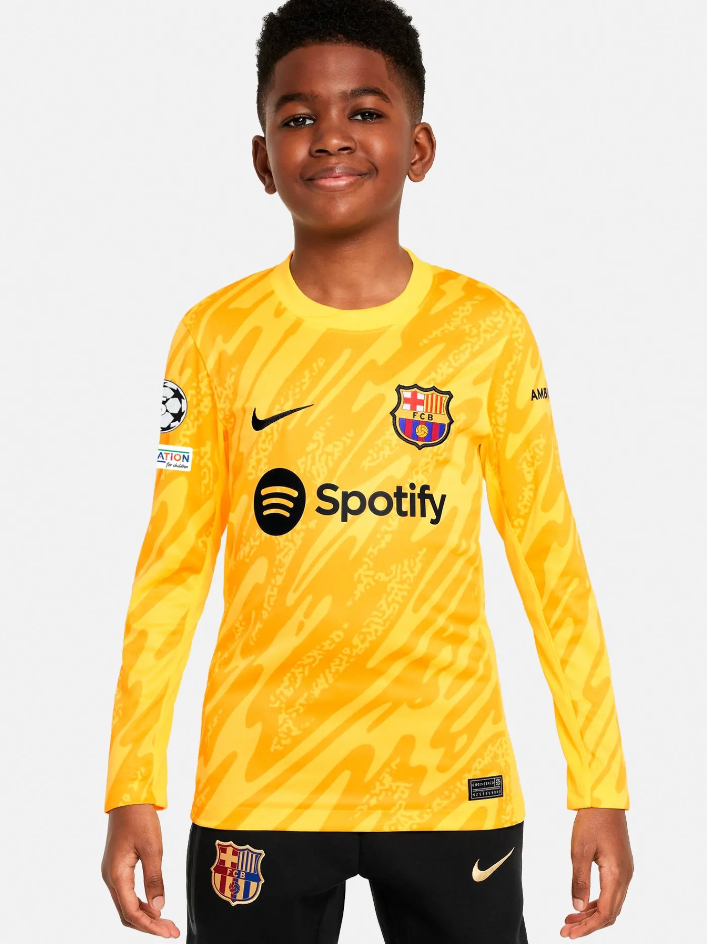 UCL Junior goalkeeper away jersey 24/25 | FC Barcelona Shop