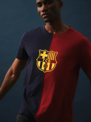 Zweifarbiges T-Shirt | FC Barcelona Cheap